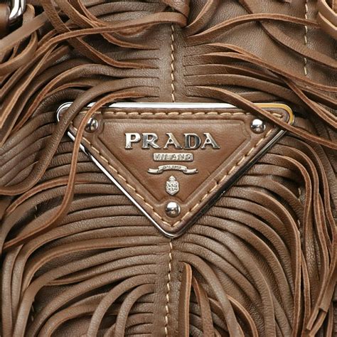 PRADA Noce Nappa Braune Leder